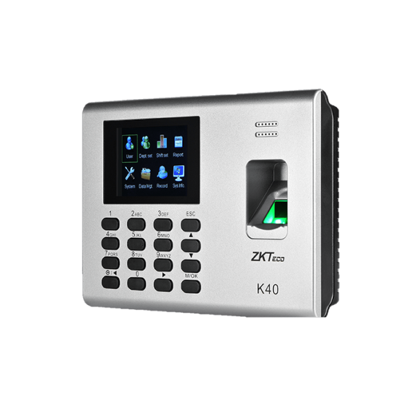 K40 ZKTeco Finger, Card time attendance device with functionalities for access Control System
